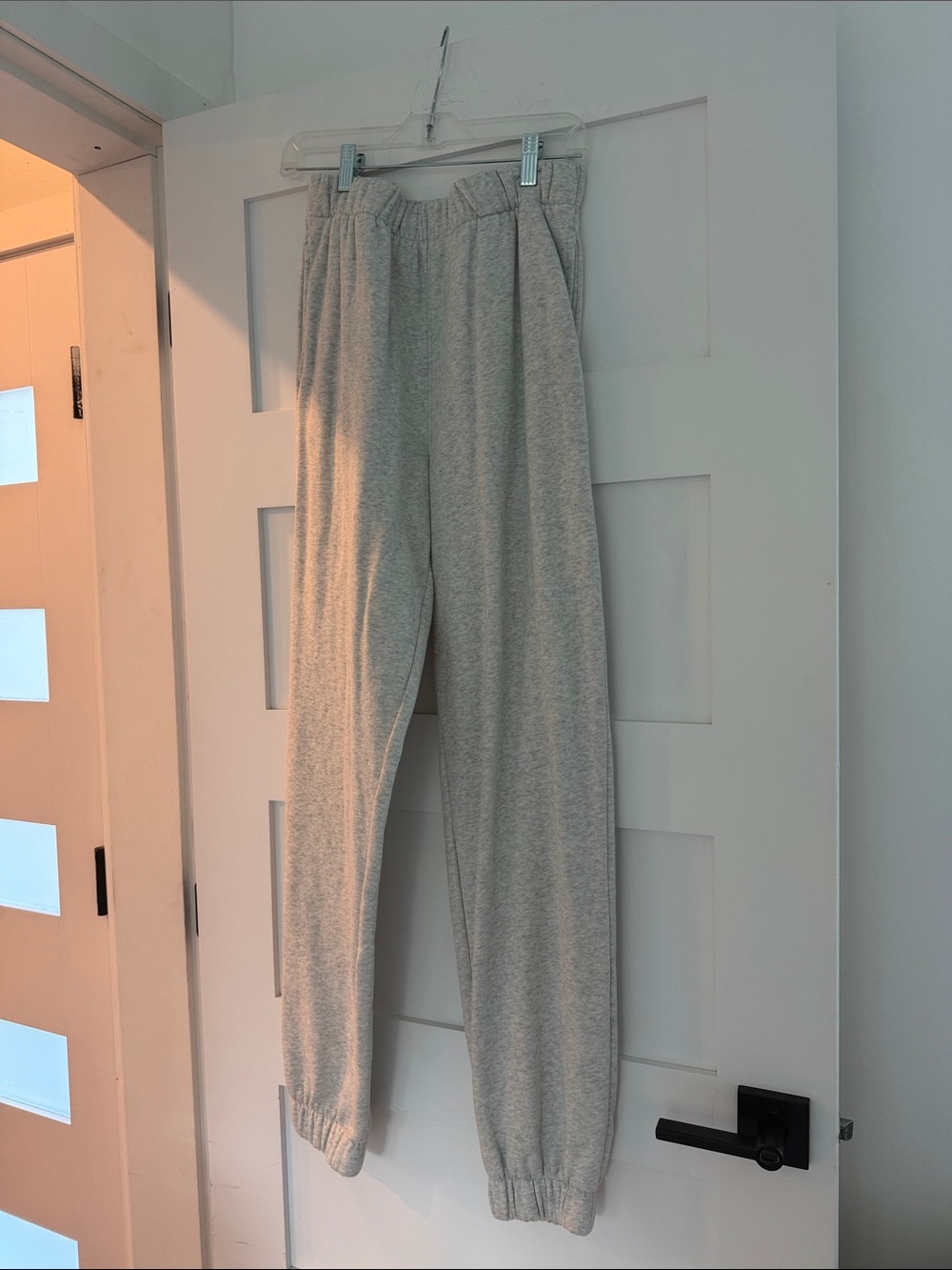 Gap Gray Elastic-Waist Jogger Pants